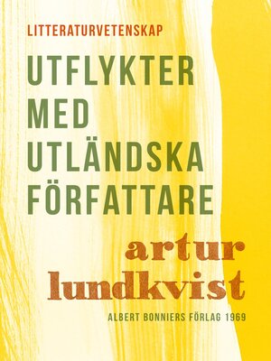 cover image of Utflykter med utländska författare
